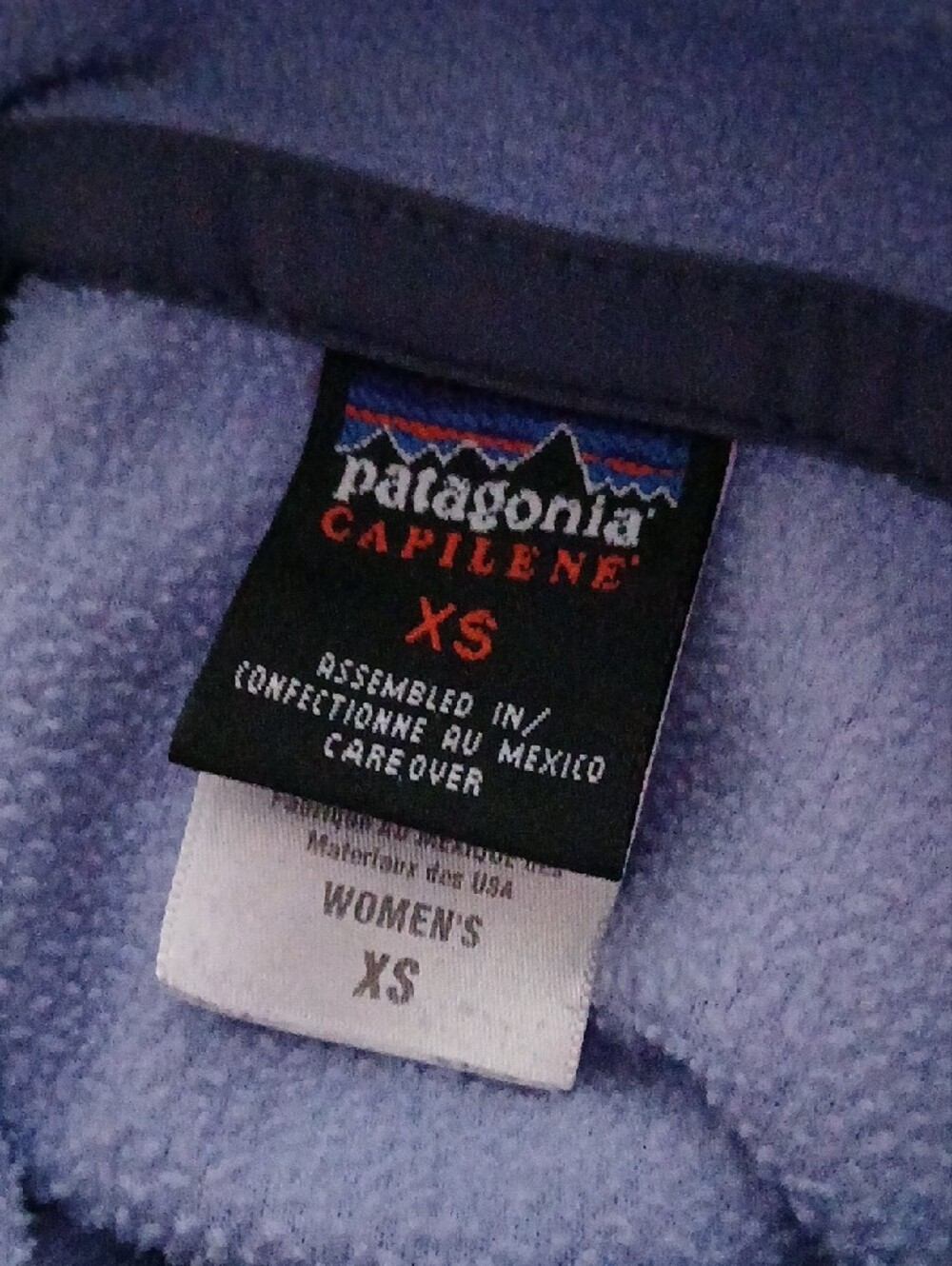 Patagonia Capilene Fleeced Baselayer Midweight Light Blue Womens XS - Picture 5 of 6